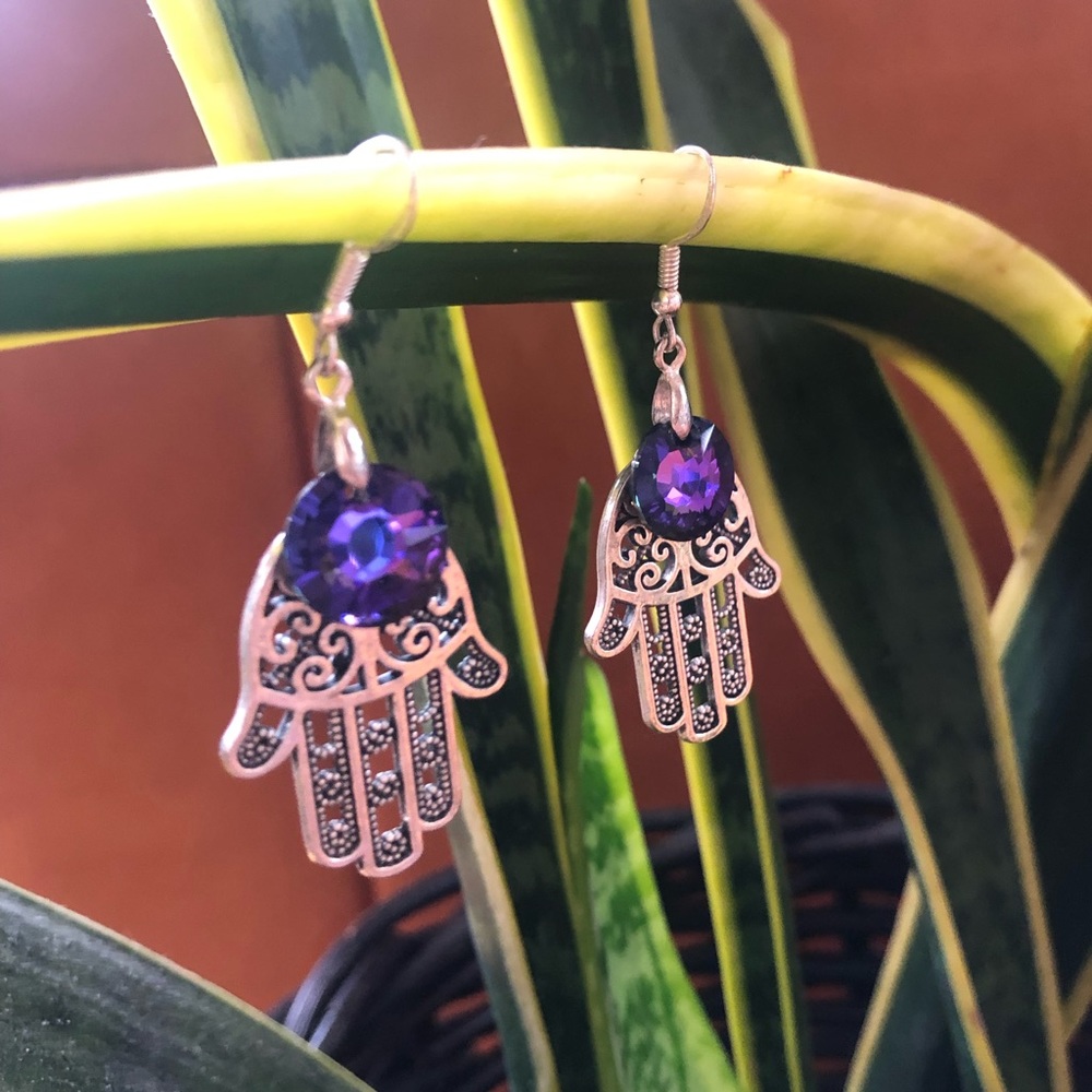 Hamsa Earrings